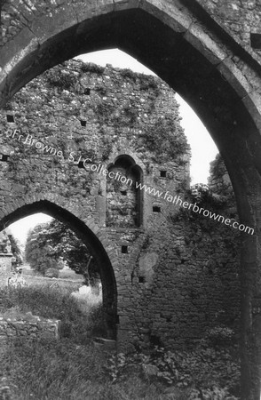 HORE ABBEY S.TRANSEPT & CHAPEL ARCHES THROUGH E ARCH OF NAVE